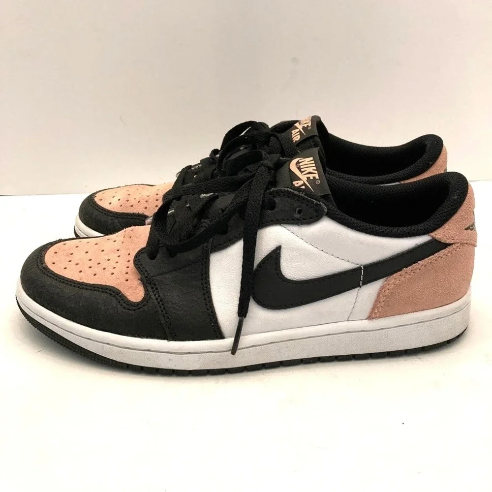 Nike Air Jordan 1 Low OG Bleached Coral Pink EU 41 Mens 8 Womens 9.5